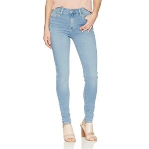 LEVI’S 720 High Rise Super Skinny Jeans Light Wash Blue 24 Sculpt Stretch Denim